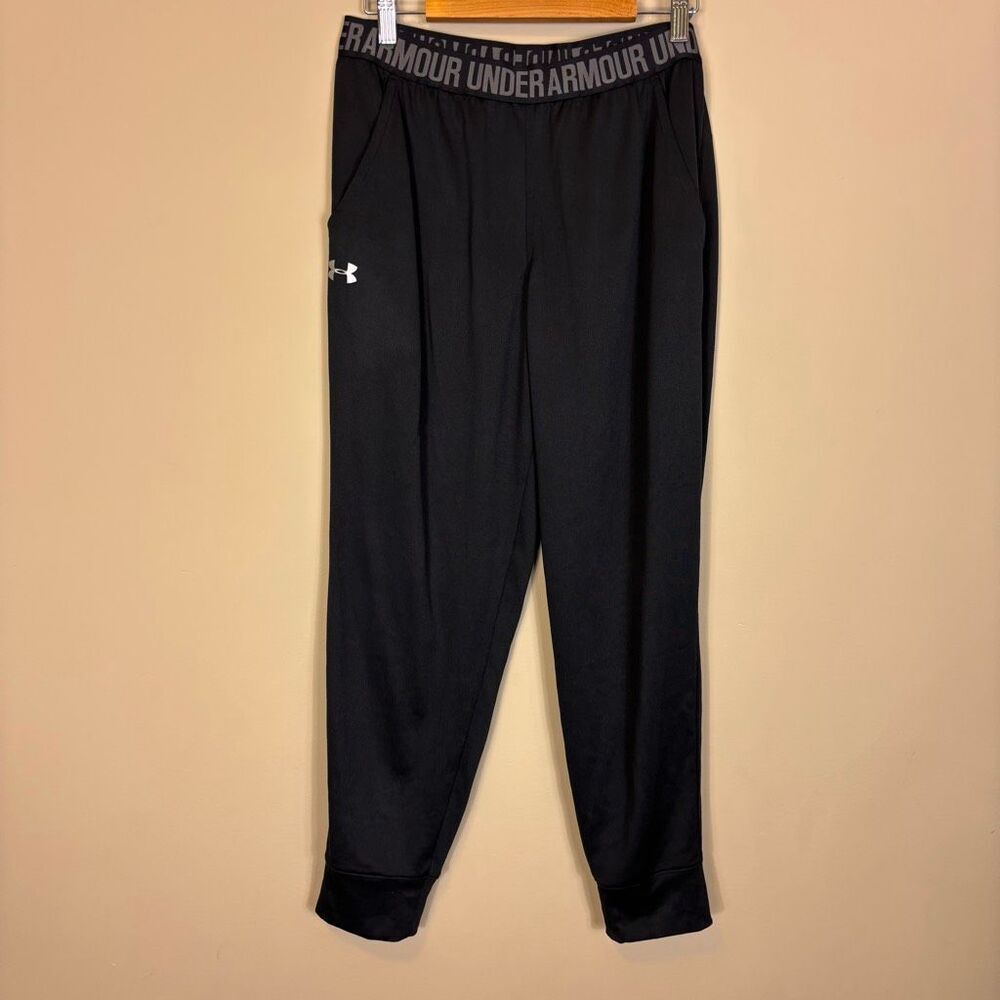 New Under‎ Armour Women's Black Jogger Loose Fit Pants Medium